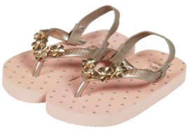 XQ Footwear - Teen - Slippers - Enkelbandje - Bloemetjes - Pupil