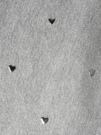 Name It - Broek - NKFROSE - Hartjes studs - Lichtgrijs