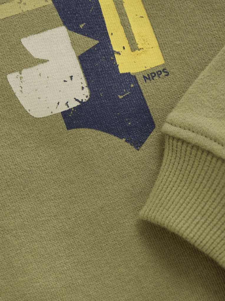 Noppies - Trui - Sweater - Ray - Dried Herb - Backprint