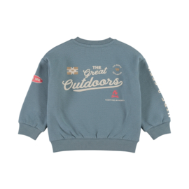 Dirkje - Sweater - Ocean mist - Backprint