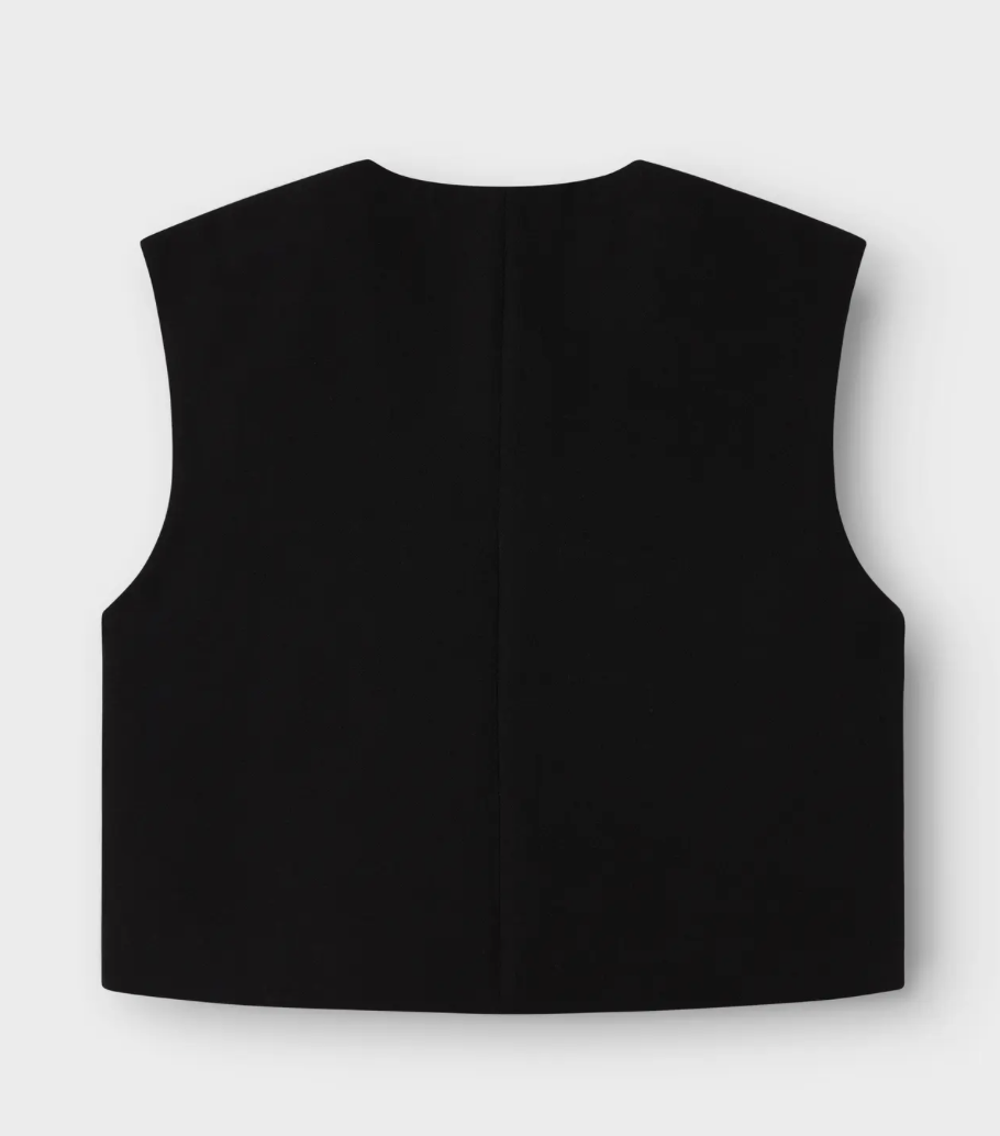 Name It - Top - Gilet - Lamilla - Zwart