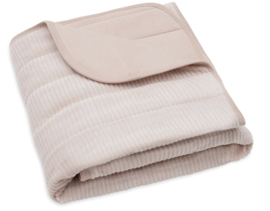 Jollein - Deken - Wieg - Velvet Rib - Wild Rose - 75x100 cm
