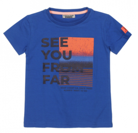 DJ Dutchjeans - T-shirt - Blauw - See You From Far