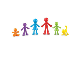 Learning Resources - Kleurrijke - Mensenfamilie - 72-delig