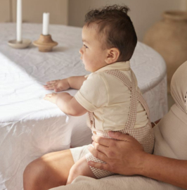 Dirkje - Kledingset - Wit - Gestreept