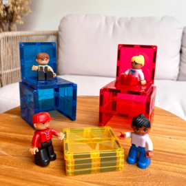 Coblo - Speelfiguren - Poppetjes - 4 - Stuks