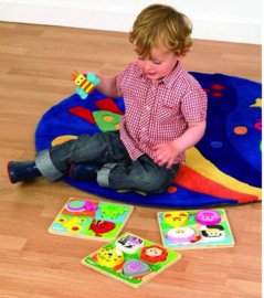 Tidlo - Voelpuzzel - Safari - 4 Stukjes