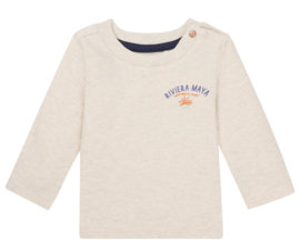 Noppies - T-shirt - Olton - Riviera - Maya - Oatmeal - Backprint