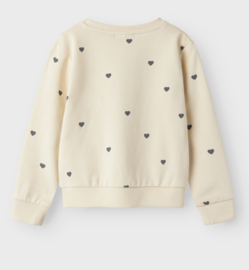 Name It - Sweater - Trui - Valba - Summer - Sand - Hartjes