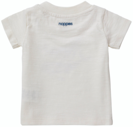 Noppies - T-shirt - Montevallo - Korte - Mouw - Wit - Walvis - Maat 56