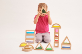 Gevulde - Geometrische - Blokken - Sensory - Blocks