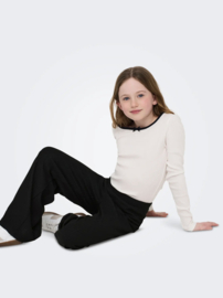 Only Girls - Broek - KOGNELLA - Wide Leg - Zwart