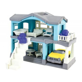 Greentoys - Poppenhuis - Blauw