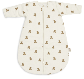 Jollein - Slaapzak met afritsbare mouw - Rond - Mini Teddy Bear - 60cm