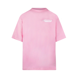 No Way Monday x Job Dutchtuber - T-shirt - Backprint - Roze