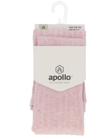 Apollo - Maillot - Roze - Melange - Rib - Patroon