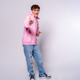 No Way Monday x Job Dutchtuber - Hoodie - Roze