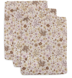 Jollein - Hydrofiele washandjes - Flower Fairies - 15x20 cm - 3 stuks