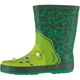 XQ Footwear - Regenlaarzen - Dinosaurus - Kids - Groen