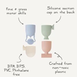 Mushie - Gieten en spelen - Badset - 10 maanden +