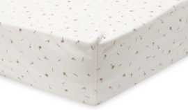 Jollein - Hoeslaken - Wieg - 40/50 x 80/90cm - Pretty Picnic - Flower Drops
