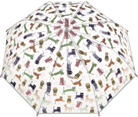 Playshoes - Paraplu - Cats- Katten - Transparant