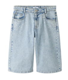 Name It - Broek - NKFBELLA - Parels - Light Blue Denim