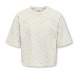 Only Girls - T-shirt - KOGSIMONE - Hartjes - Tofu