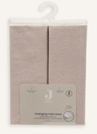Jollein - Aankleedkussenhoes Badstof - Silk Rose - 2 Stuks - 50x70 cm