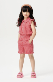 Noppies - Blouse - Nahant - Gestreept - Roze - Rood
