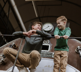 No Way Monday - T-shirt - Longsleeve - Army - Green - Maat 98