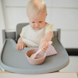 Mushie - Siliconen - Kom - Blush - Zuignap