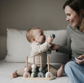 Mushie - Multi Shape Stacker - Stapelringen