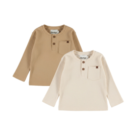 Dirkje - T-shirts - Longsleeves - 2-pack - Angora