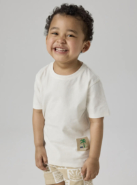 Name It - T-shirt - NMMHADRIAN - Backprint - Cloud Dancer