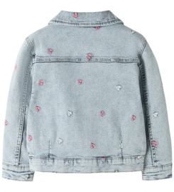 Name It - Spijkerjack - NMFELISA - Hartjes - Light Blue