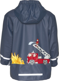 Playshoes - Regenjas - Brandweer - Blauw