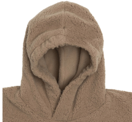 Jollein - Cosy Poncho - Teddy Fleece - Dark Hazel - 12/36 maanden