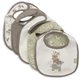 Jollein - Slabben  Jersey - Waterproof - Barn Buddies - 5 Stuks