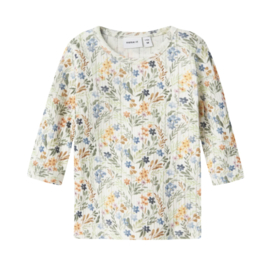 Name It - T-shirt - Kejsa - Bloemetjes