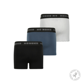 Koko Noko - Boxershorts - Navy - Bio - Cotton - 3-pack