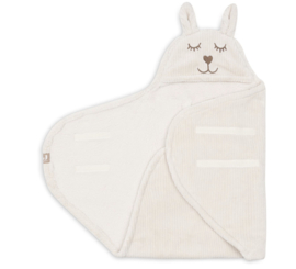 Jollein - Wikkeldeken - Bunny - Cloudy Rib - Oatmeal