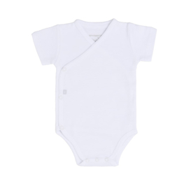 Baby's - Only - Overslagromper - Korte - Mouw - Pure - Wit