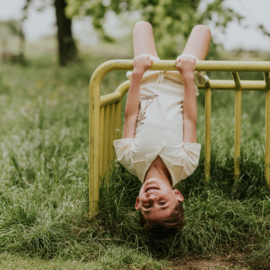 Koko Noko - Polo - T-shirt - Palmbomen - Off White