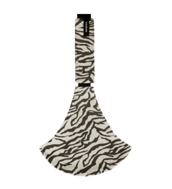 Wildride - Kinderdrager - Draagzak - Zebraprint - Bruin