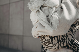 Wildride - Kinderdrager - Draagzak - Zebraprint - Bruin