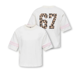 Only Girls - T-shirt - KOGMANLO - Backprint - Panterprint