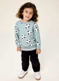 Name It - Trui - Sweater - NMMLOUIE - Voetbal - Green Milieu