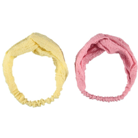Sarlini - Haarband - Girls - 2-pack - Roze - Geel