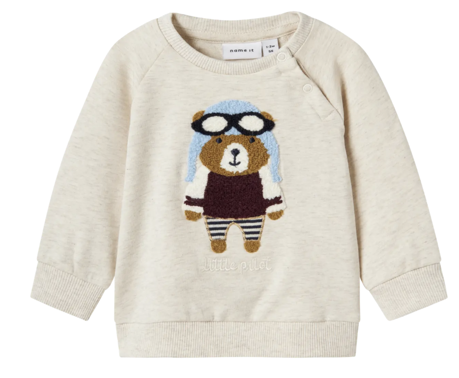 Name It - Trui - Sweater - Kiddy - Peyote Melange - Little - Pilot